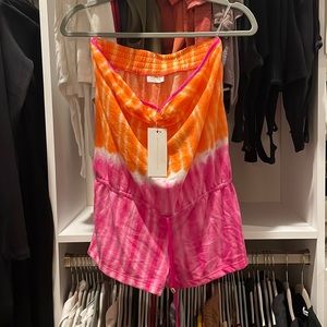 Beach bunny romper cover up strapless M